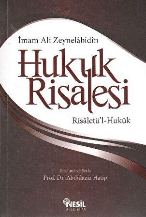 Hukuk Risalesi - İmam Ali Zeynelabidin - Nesil Yayınları