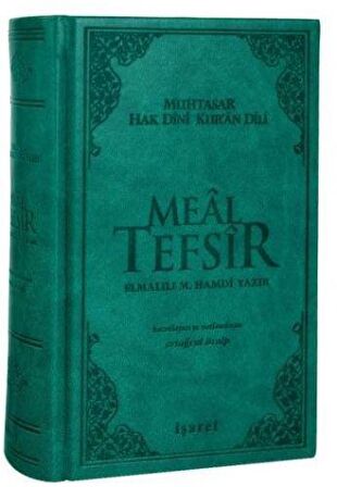 Meal Tefsir - Muhtasar Hak Dini Kur’an Dili (Mavi Renkte)