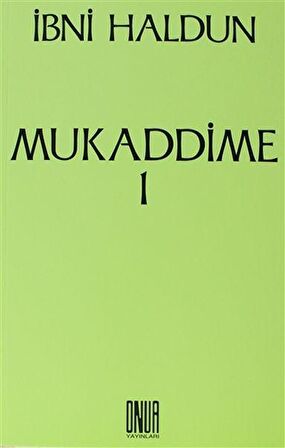 Mukaddime Cilt: 1