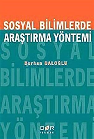 Sosyal Bilimlerde Araştırma Yöntemi