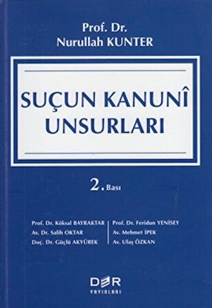 Suçun Kanuni Unsurları