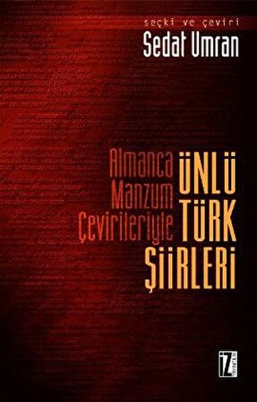 Almanca Manzum Çevirileriyle Ünlü Türk Şiirleri
