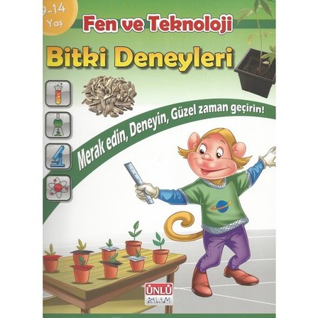 Bitki Deneyleri (9/14 Yaş) / Fen ve Teknoloji - Kolektif - Ünlü Yayınları