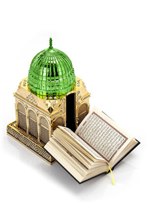 Camii Görünümlü Özel Kur'an-ı Kerim Seti