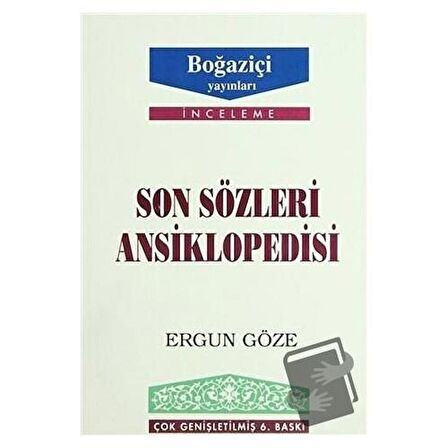 Son Sözleri Ansiklopedisi