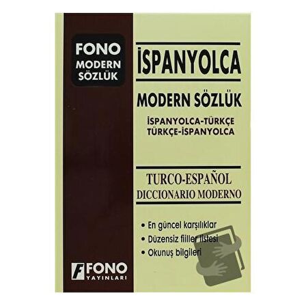 İspanyolca Modern Sözlük (İspanyolca / Türkçe - Türkçe / İspanyolca)