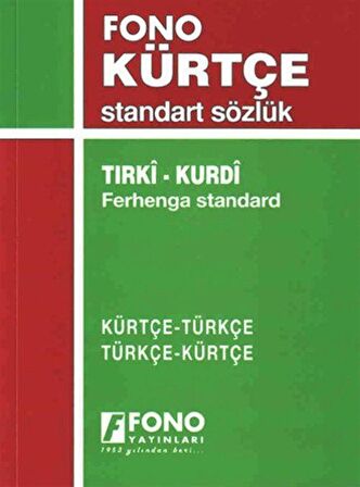 Kürtçe-Türkçe Türkçe-Kürtçe Standart Sözlük / Kolektif