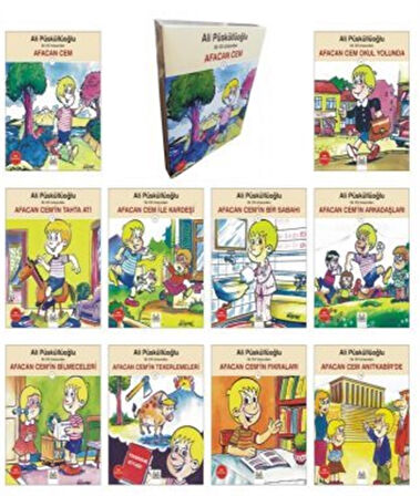 Afacan Cem Okuma Seti (10 Kitap) / Ali Püsküllüoğlu