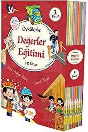 3. Sınıflar İçin Öykülerle Değerler Eğitimi 10 Kitap