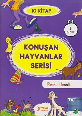 1. Sınıf Konuşan Hayvanlar Serisi (10 Kitap Takım)