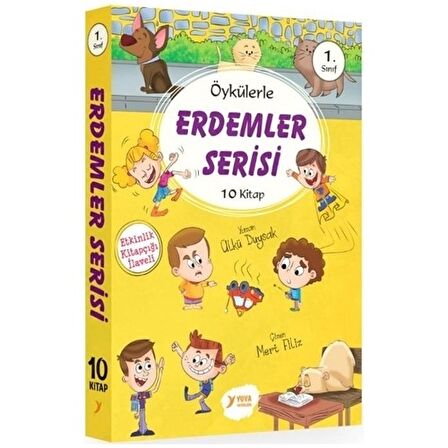 1. Sınıf Öykülerle Erdemler Serisi Seti (10 Kitap Takım)