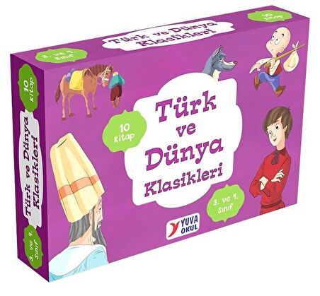 3. ve 4. Sınıf Türk ve Dünya Klasikleri Kutulu Set