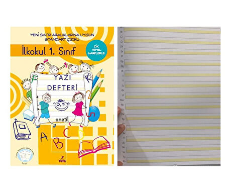 1.Sınıf Güzel Yazı Defteri Standart Çizgili Büyük - 2 adet