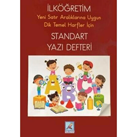 Nurdan / İlköğretim Standart Yazı Defteri Küçük Bordo 6'lı