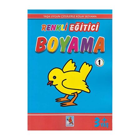 Renkli Eğitici Boyama 1 - 3+ Yaş