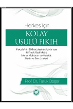 Herkes İçin Kolay Usulü Fıkıh