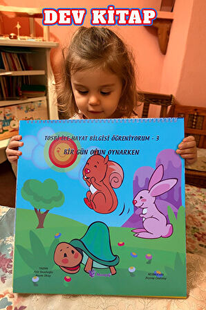 2 – 6 Yaş Tosbi ile Hayat Bilgisi Öğreniyorum 3 – Bir Gün Oyun Oynarken | Dev Eğitim Kitabı