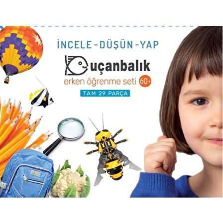 Erken Öğrenme Seti 60+ 25 Parça - Kolektif - Uçanbalık Yayınları