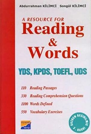 A Resource For Reading and Words YDS, KPDS, TOEFL, UDS