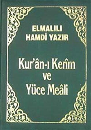 Kur’an-ı Kerim ve Yüce Meali (Kılıflı Büyük Cep Boy)