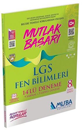 Mutlak Başarı LGS Fen Bilimleri 14lü Deneme Muba Yayınları