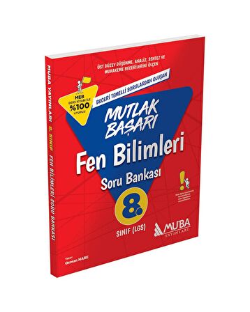 8. Sınıf LGS Mutlak Başarı Fen Bilimleri Soru Bankası Muba Yayınları