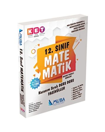 12. Sınıf KET Serisi Matematik Defter ve Kitap