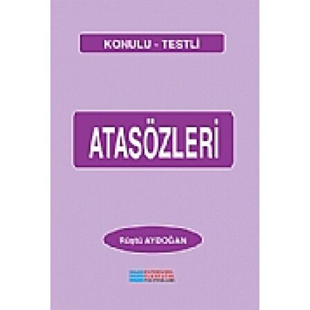 Atasözleri Sözlüğü Konulu Testli