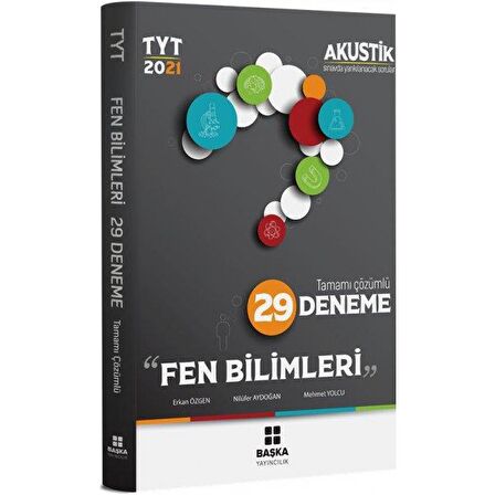Başka TYT Fen Bilimleri Akustik 29 Deneme 