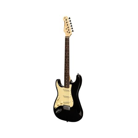 Stagg SES-30BLKLH Siyah Solak Elektro Gitar
