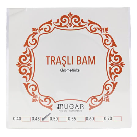 Ugar 0.45 Krom-Nikel Traşlı Bağlama Bam Teli