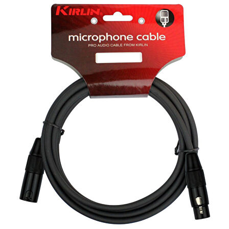 Kirlin MPC470PB 3MT XLR-XLR Mikrofon Kablosu
