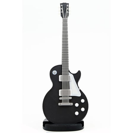 Diyez Müzik Siyah Manyetikli Standlı Les Paul Kasa Elektro Gitar Biblo