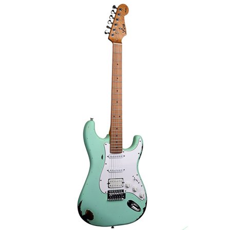 Lea RLC-100 SG Limited Edition Heavy Relic Elektro Gitar (Surf Green)