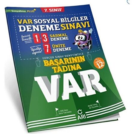 Arı Yayınları 7. Sınıf Var Sosyal Bilgiler Deneme Sınavı