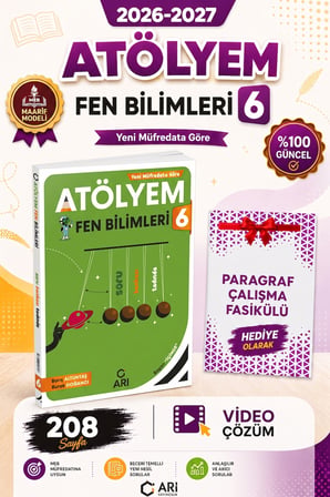 Arı Yayınları 6. Sınıf Fen Bilimleri Atölyem Maarif Model Güncel Müfredat
