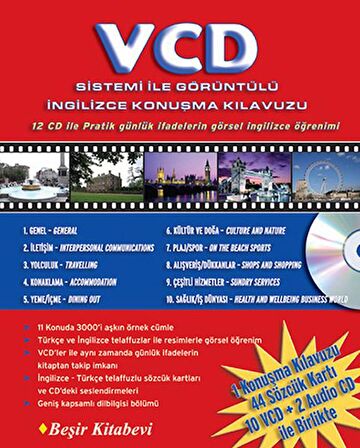 VCD Sistemi ile Görüntülü İngilizce Konuşma Kılavuzu 12 CD ile