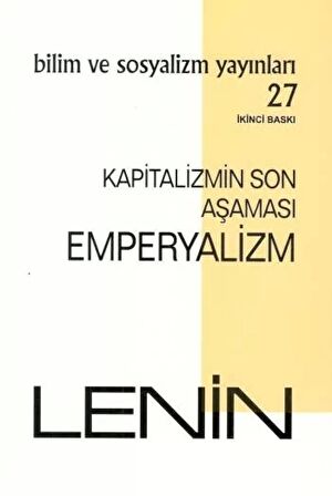 Kapitalizmin Son Aşaması: Emperyalizm