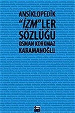 Ansiklopedik "İzm"ler Sözlüğü