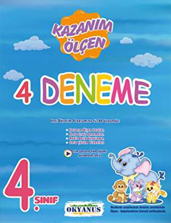 4. Sınıf Deneme 4 Lü Kazanım Ölçen ( İadesizdir )
