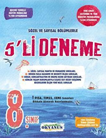 OKYANUS 8.SINIF 5Lİ DENEME