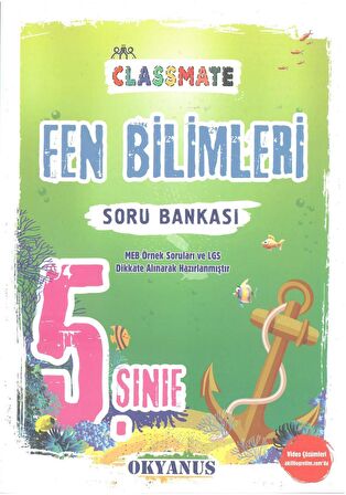 OKYANUS 5.SINIF CLASSMATE FEN BİLİMLERİ SORU BANKASI