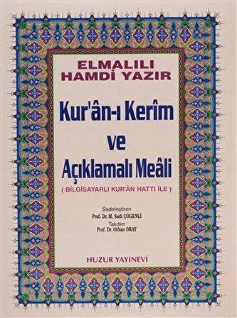 Cami Boy Kur’an-ı Kerim ve Açıklamalı Meali (Bilg. Hatlı)