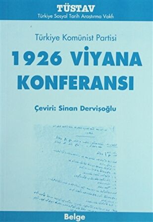 1926 Viyana Konferansı Türkiye Komünist Partisi