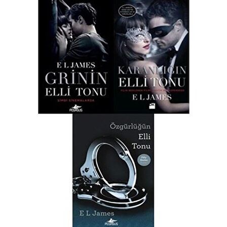 Grinin Eli Tonu - Karanlığın Elli Tonu - Özgürlüğün Elli Tonu 3 Kitap - E. L. James
