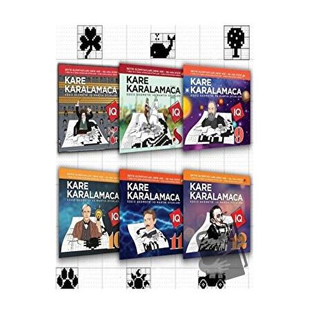 Kare Karalamaca Seti 2 - 7' den 70' e Akıl ve Mantık Oyunları (6 Kitaplık Zevkli Oyunlar)
