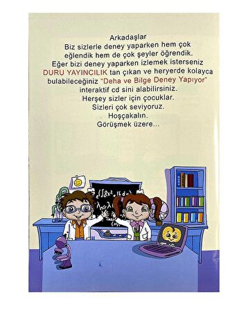 6-9 Yaş Deha İle Bilge Deney Yapıyor Kitabı (Duru Yayınları)