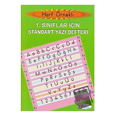 1. Sınıf Harf Örnekli Standart Yazı Defteri