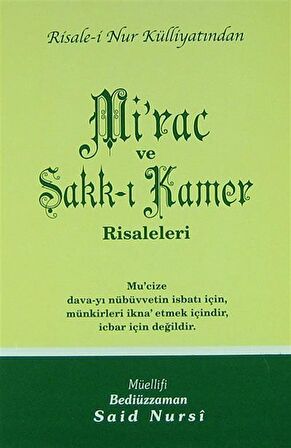 Mi'rac ve Şakk-ı Kamer Risaleleri Normal Boy