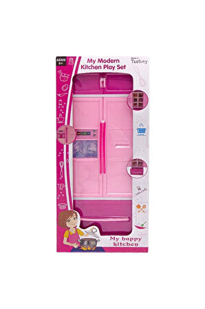 My Happy Kitchen Buzdolabı Oyuncak Mutfak Seti Evcilik Seti Oyuncak Buzdolabı